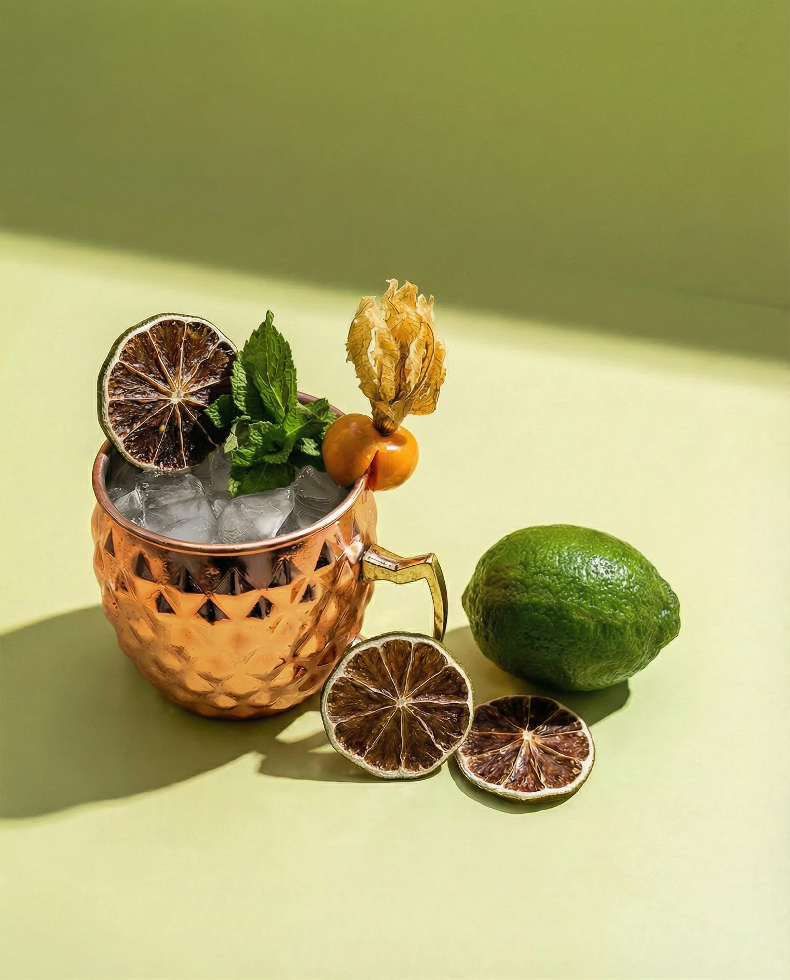 Getrocknete Limetten