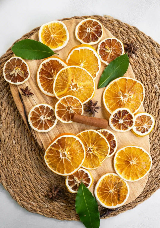 Getrocknete Orangenscheiben